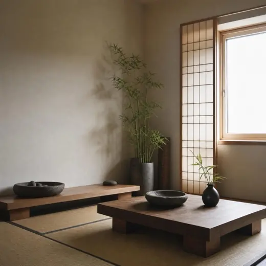 Zen style living room